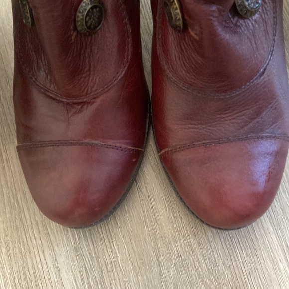 Miz Mooz Henley burgundy leather boots - Picture 12 of 16